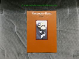 Mercedes-Benz E-Klasse Taxi W123 1976/12 Prospekt deutsch