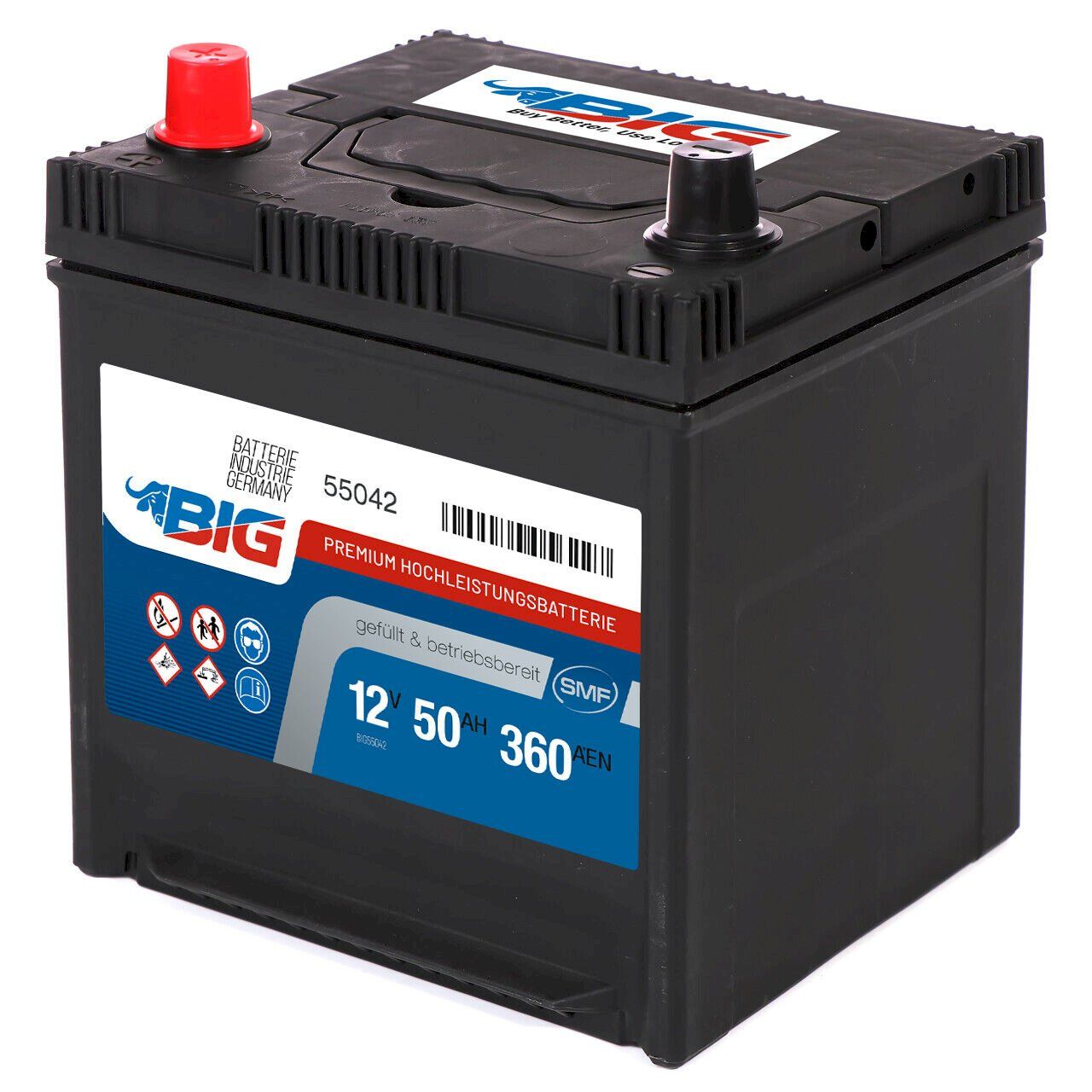 Batterie: BIG Autobatterie 12V 50Ah – Nuovo e nell'imballaggio originale da Bottighofen venduto da zaap 1