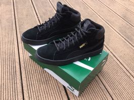 Baskets PUMA montantes noires cuir/daim chaude 36, NEUF