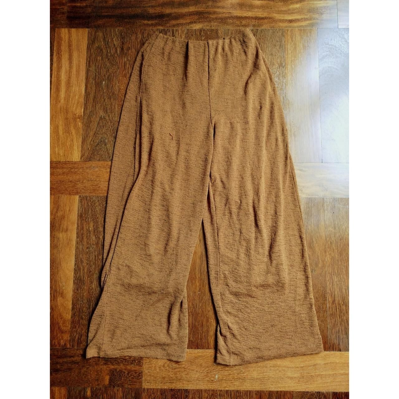 Mango Pantalons: braune Strickhose von Mango – D'occasion à St. Gallen par jbu_ns6v