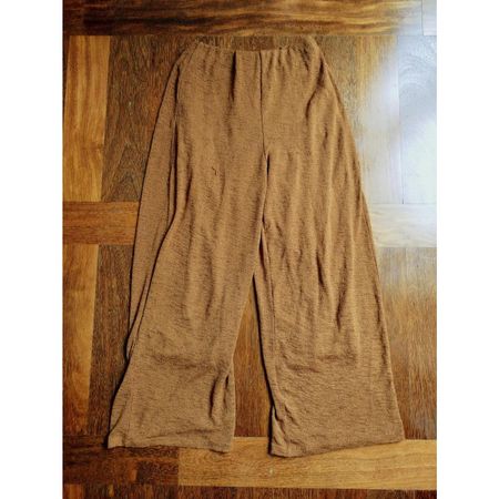 braune Strickhose von Mango