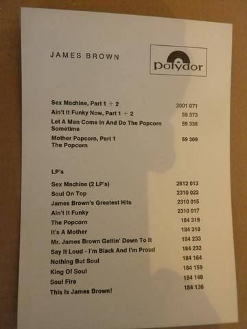 Schallplatten: JAMES BROWN – Neu (gemäss Beschreibung) aus Aarwangen von Jukebox3 1