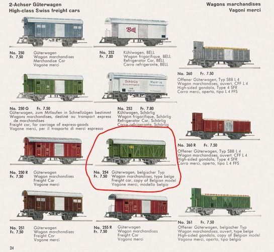 Wesa Modellini di ferrovie: Wesa: Belgischer Güterwagen – Usato da Niederhasli venduto da rail-duerst 6