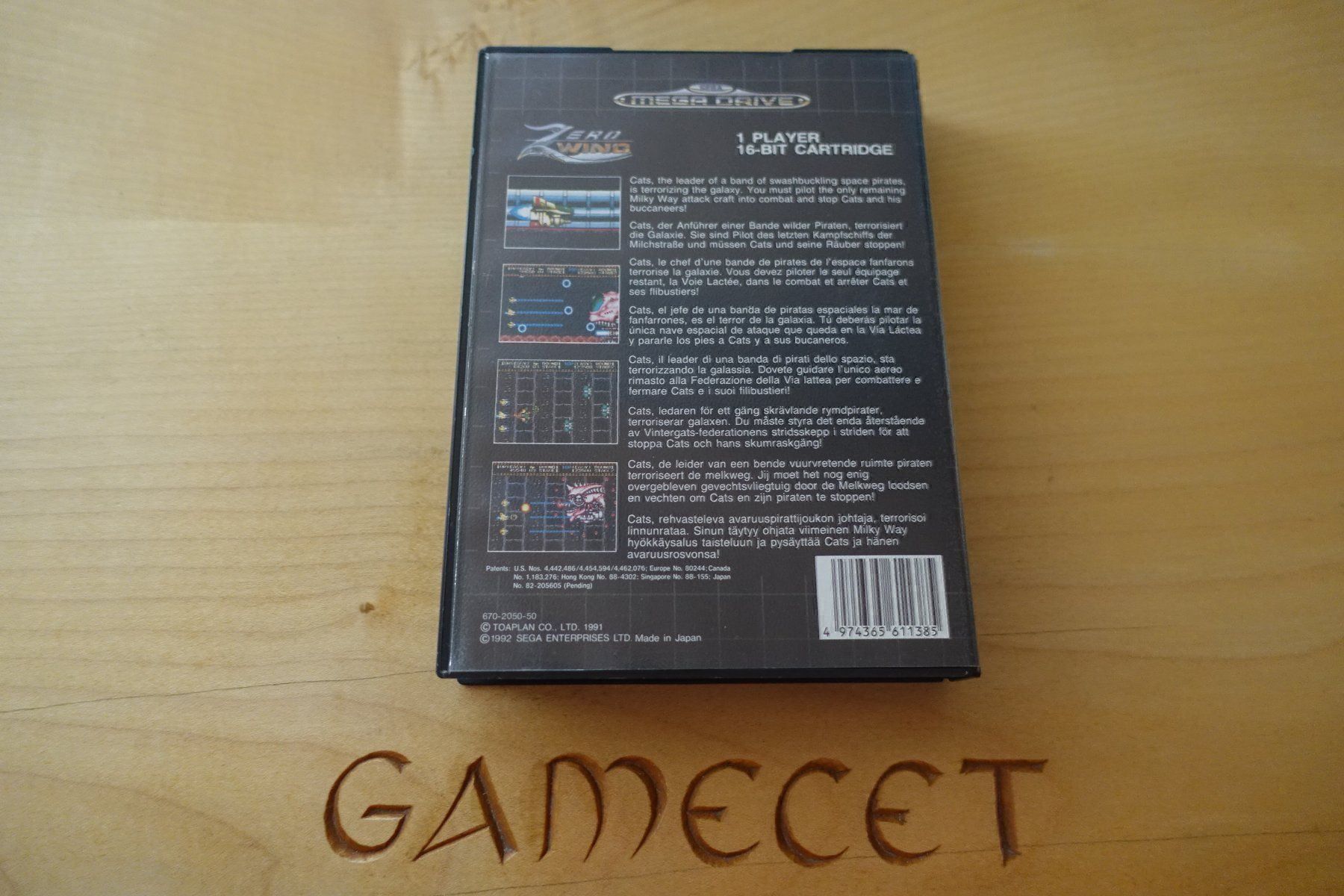Spiele: Zero Wing – Gebraucht aus Steinach von Gamecet 2