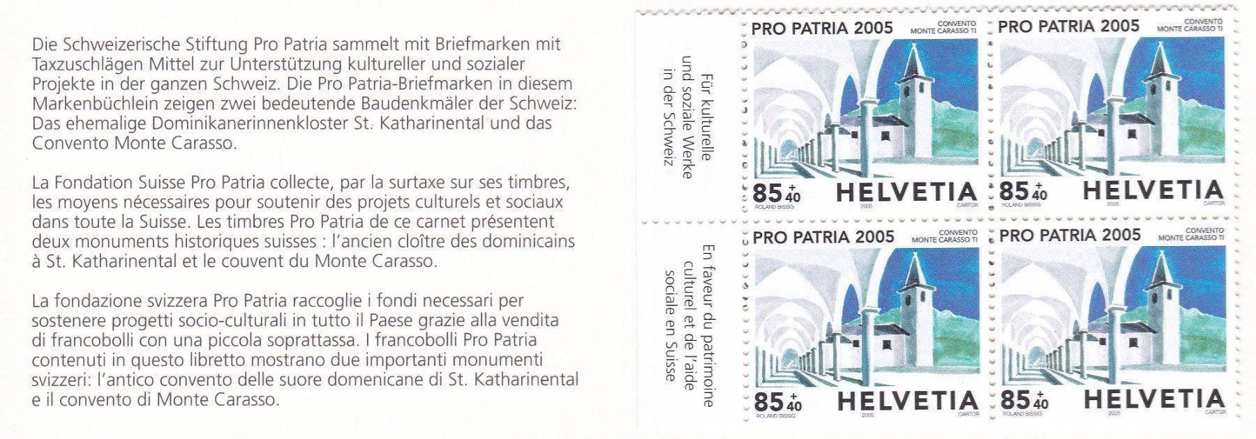 Tutti i francobolli: Postfrisch PP MH 2005 – Nuovo e nell'imballaggio originale da Schliern b. Köniz venduto da joni20 1