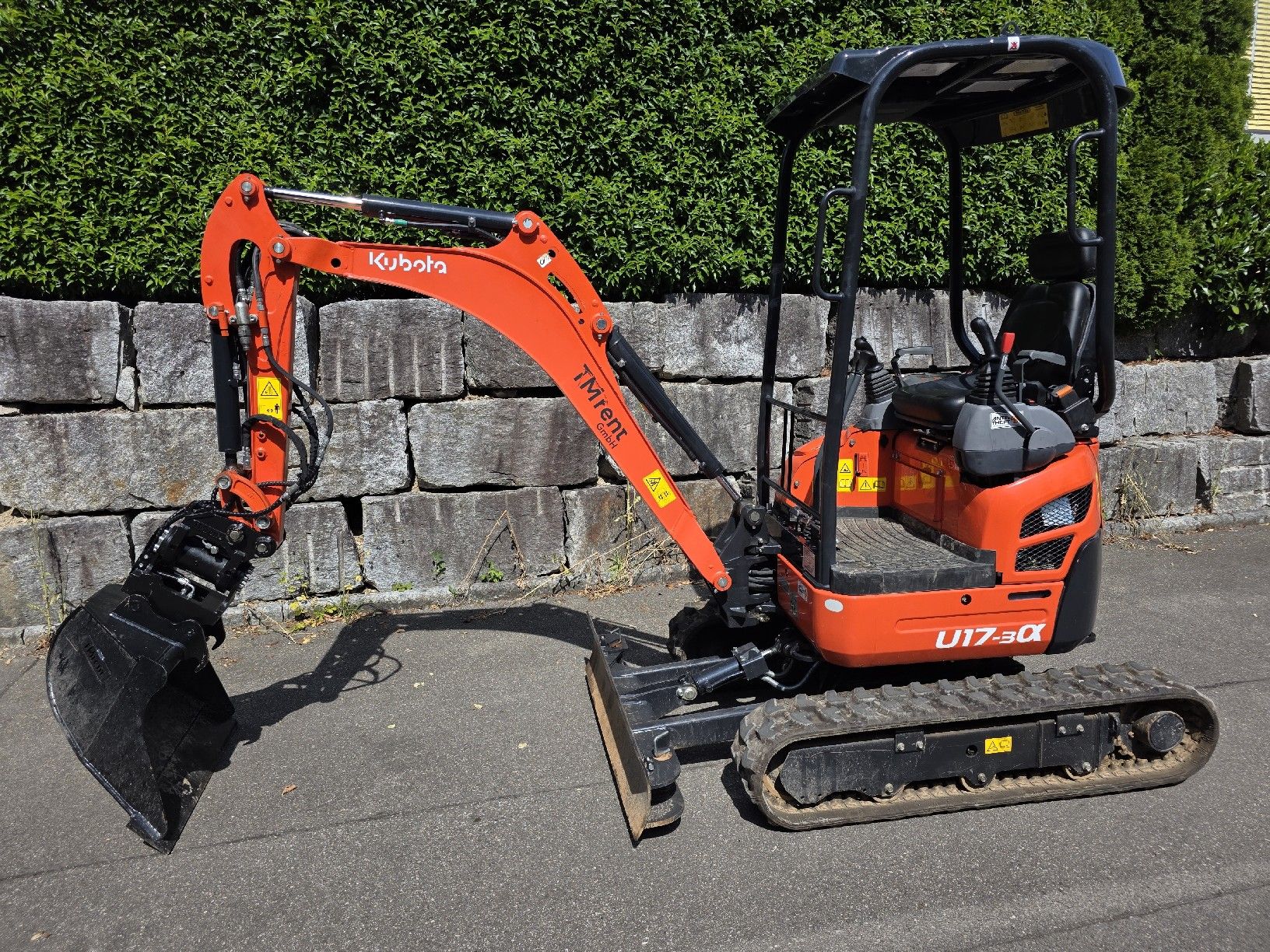 Kubota Bagger: Kubota U17-3a 1.7t Bagger – Gebraucht aus Küsnacht ZH von tmrent