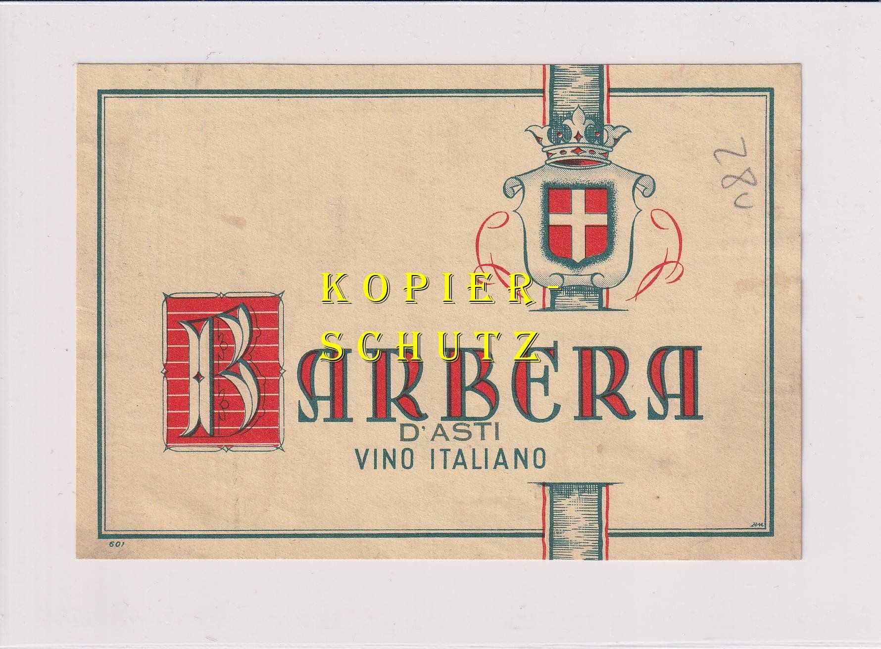 Papiere: Etikette - Barbera d'Asti /bd – Gebraucht aus Hombrechtikon von Rudolf07