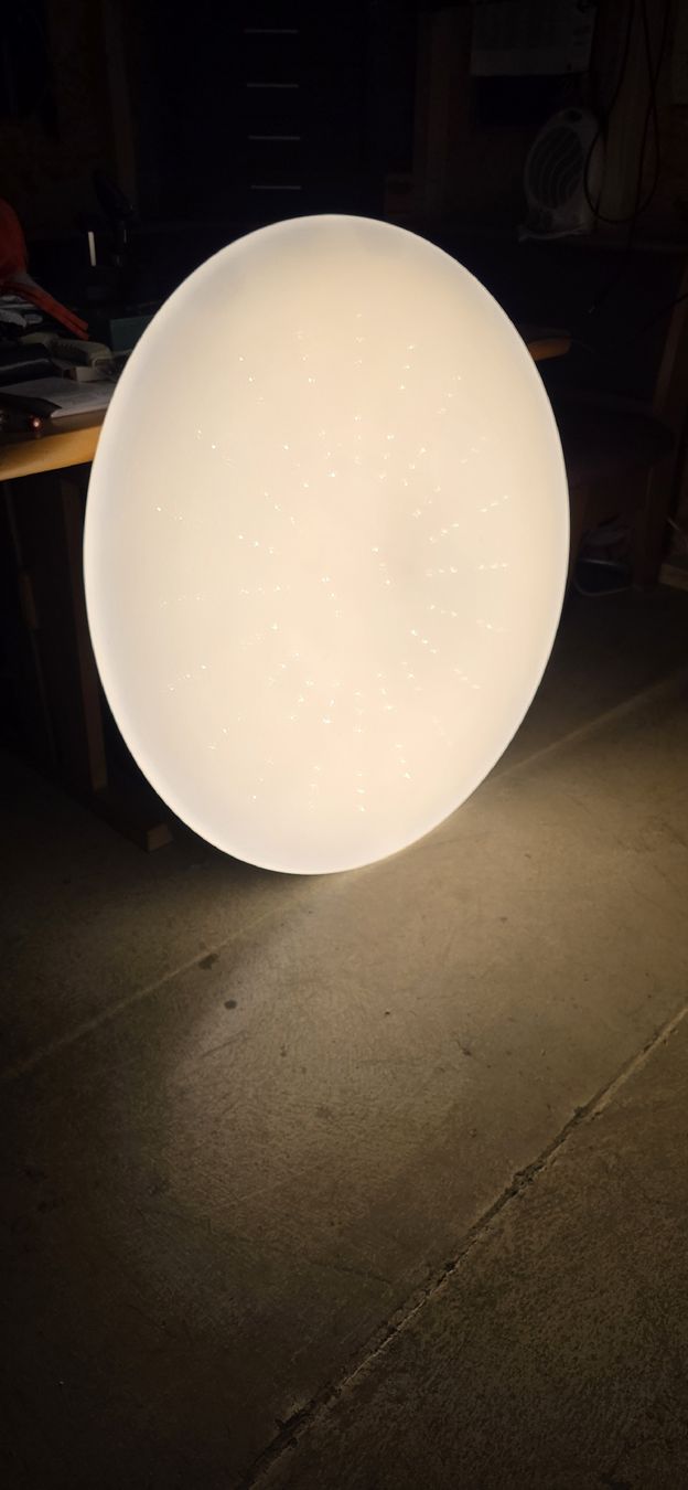 Lampadari & plafoniere: Runde Deckenlampe mit LED-Sternenhimmel-Effekt  – Usato da Wittenbach venduto da gruezi-schwiz 1