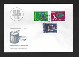 CH FDC Satz 1966