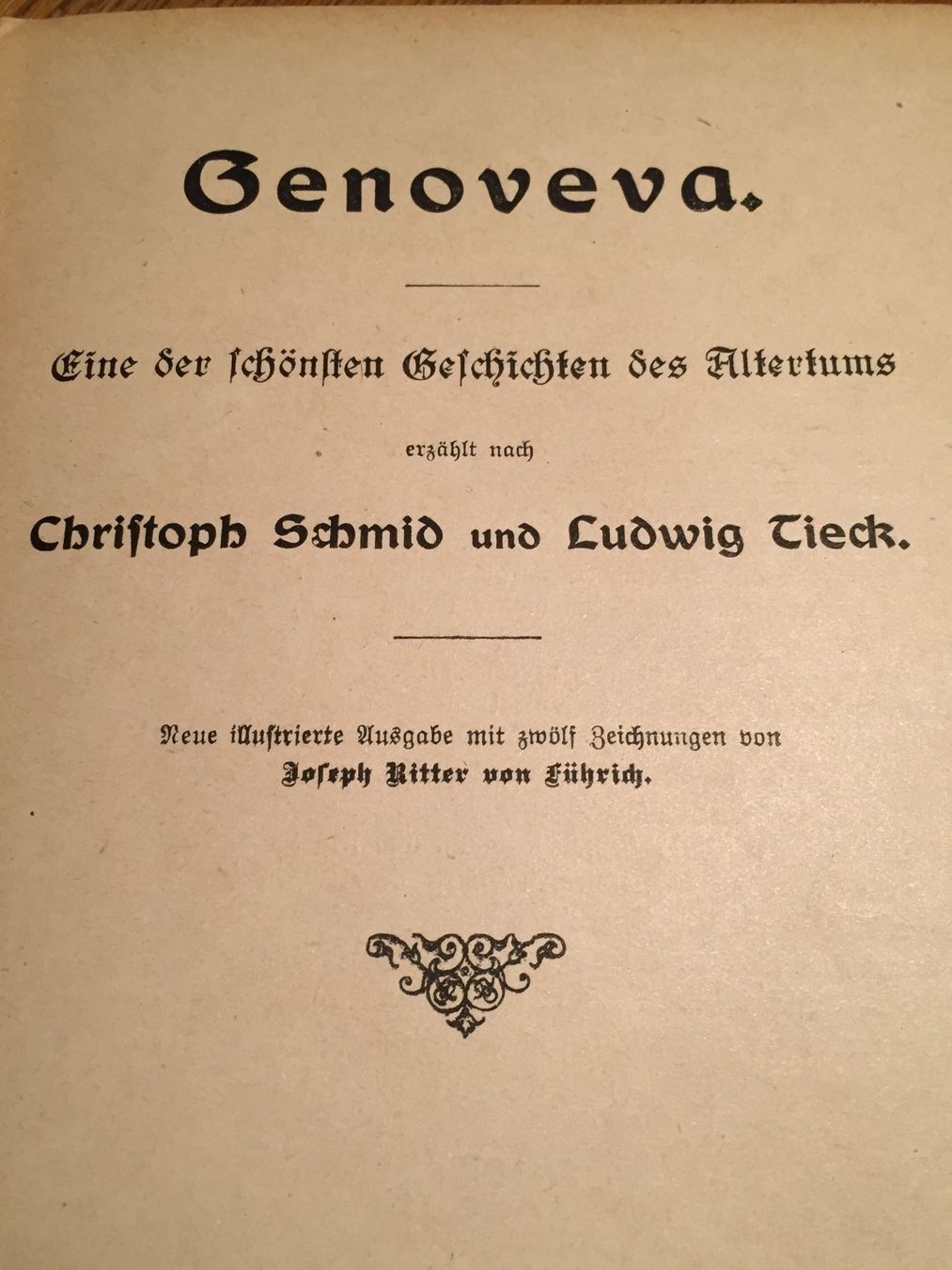 Livres: Genoveva – D'occasion à Gerlikon par jabadabadu 2