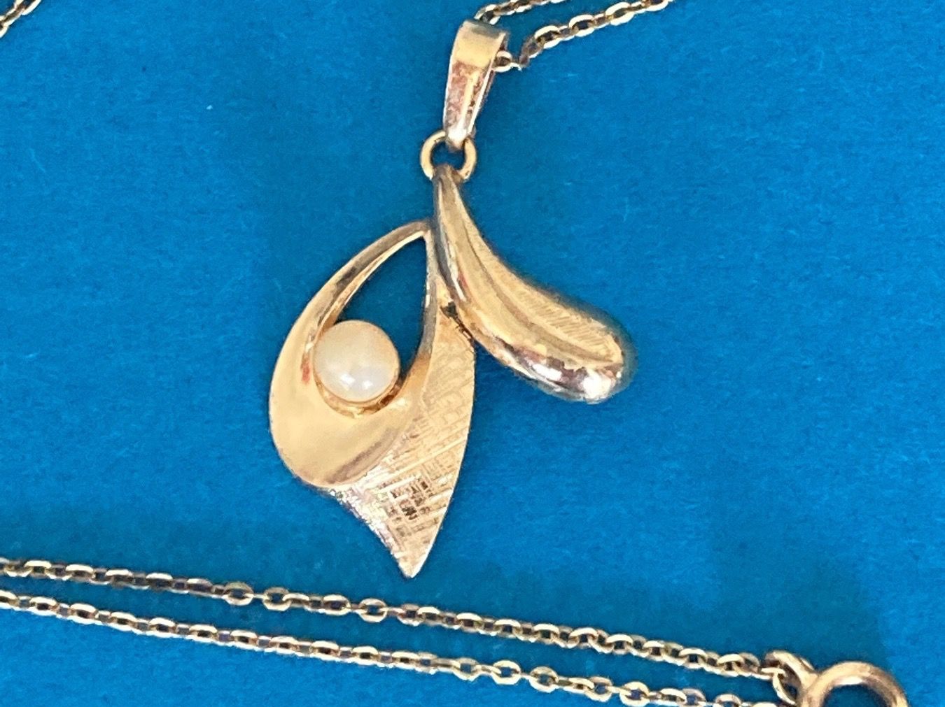 Catenine: Vergoldet Kette mit/ Perle (50) – Usato da Laufen venduto da Trendmarket 6