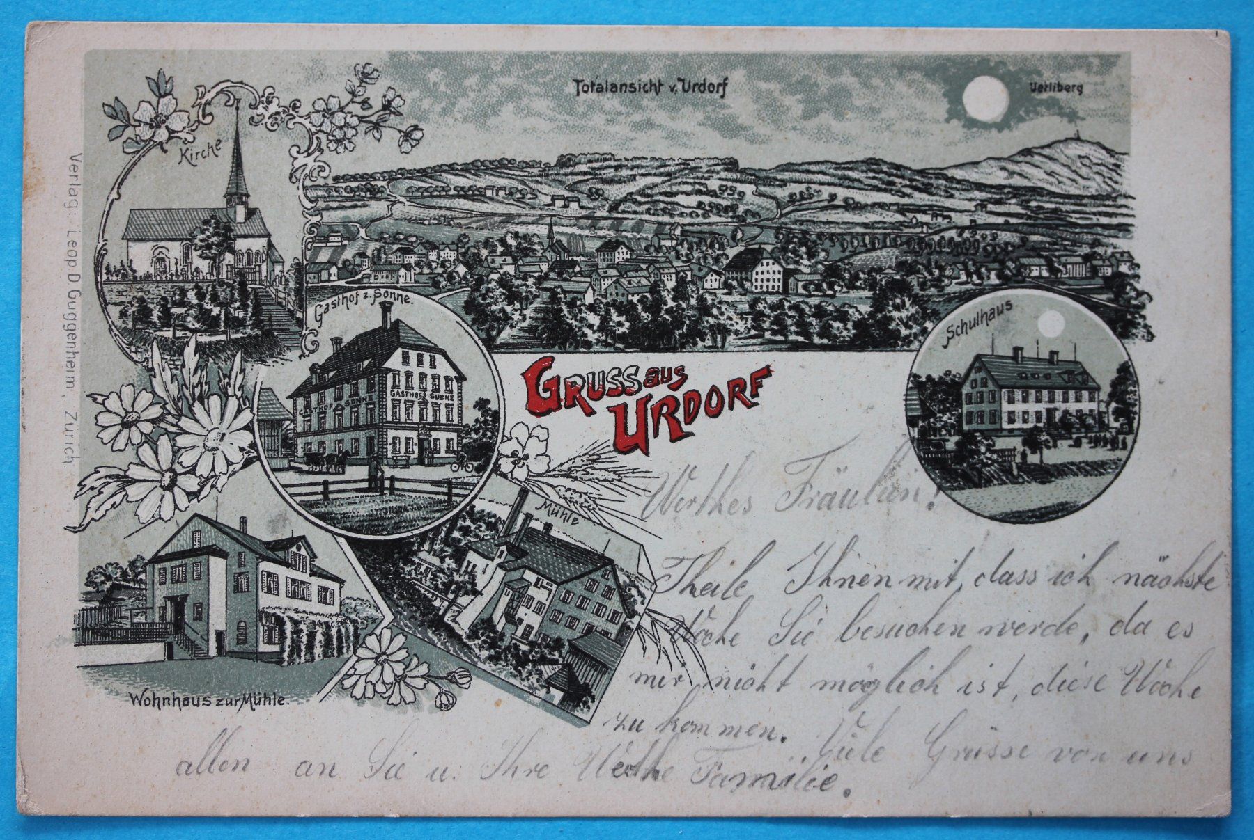 Cartoline postali: URDORF LITHO AK – Usato da Lotzwil venduto da pirolh