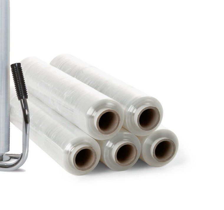 NOOR Handstretchfolie 20µm 500mmx300m - Transparente Palettenfolie Für Sicheren Transport