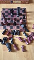 altes Afrika Schachspiel Speckstein