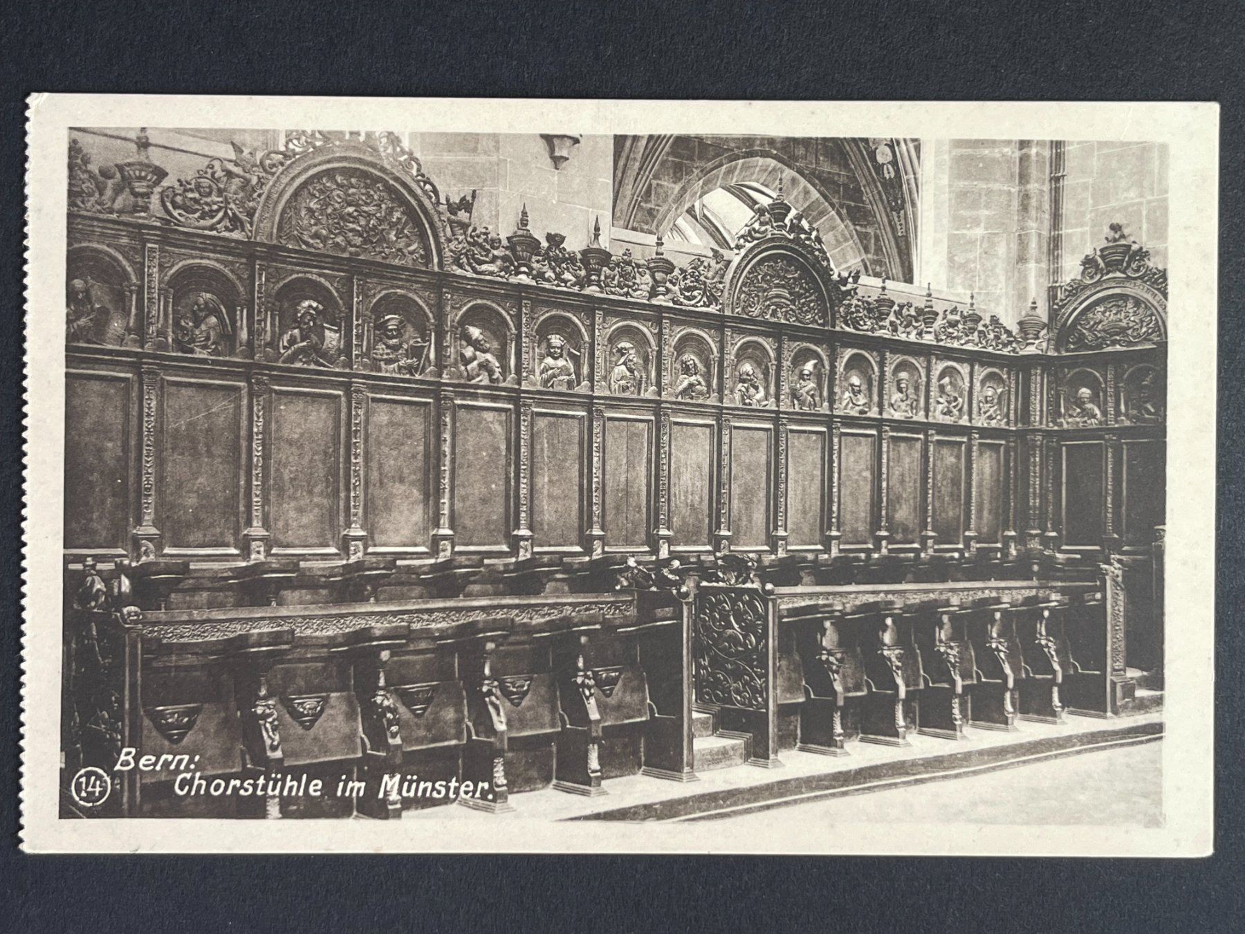 Cartoline postali: Bern - Chorstühle – Usato da Steg VS venduto da _vinci_