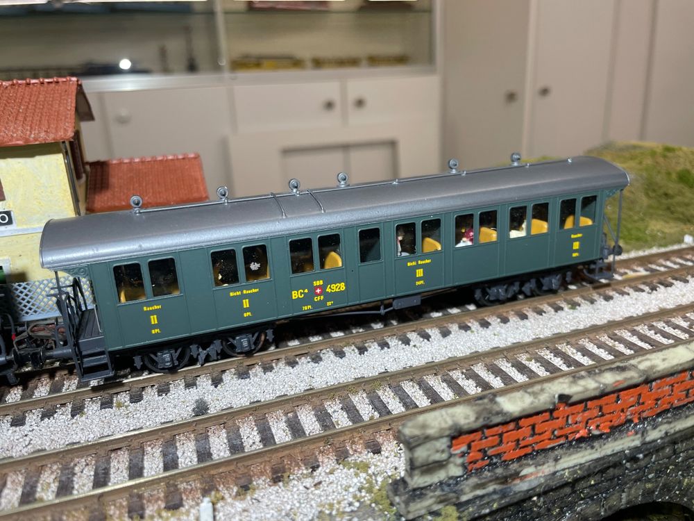 Modelleisenbahnen: SMF, SBB, 3er Wagenset mit Finish, Gleich -oder Wechselstrom – Neu (gemäss Beschreibung) aus Hofstetten ZH von kroki66 1