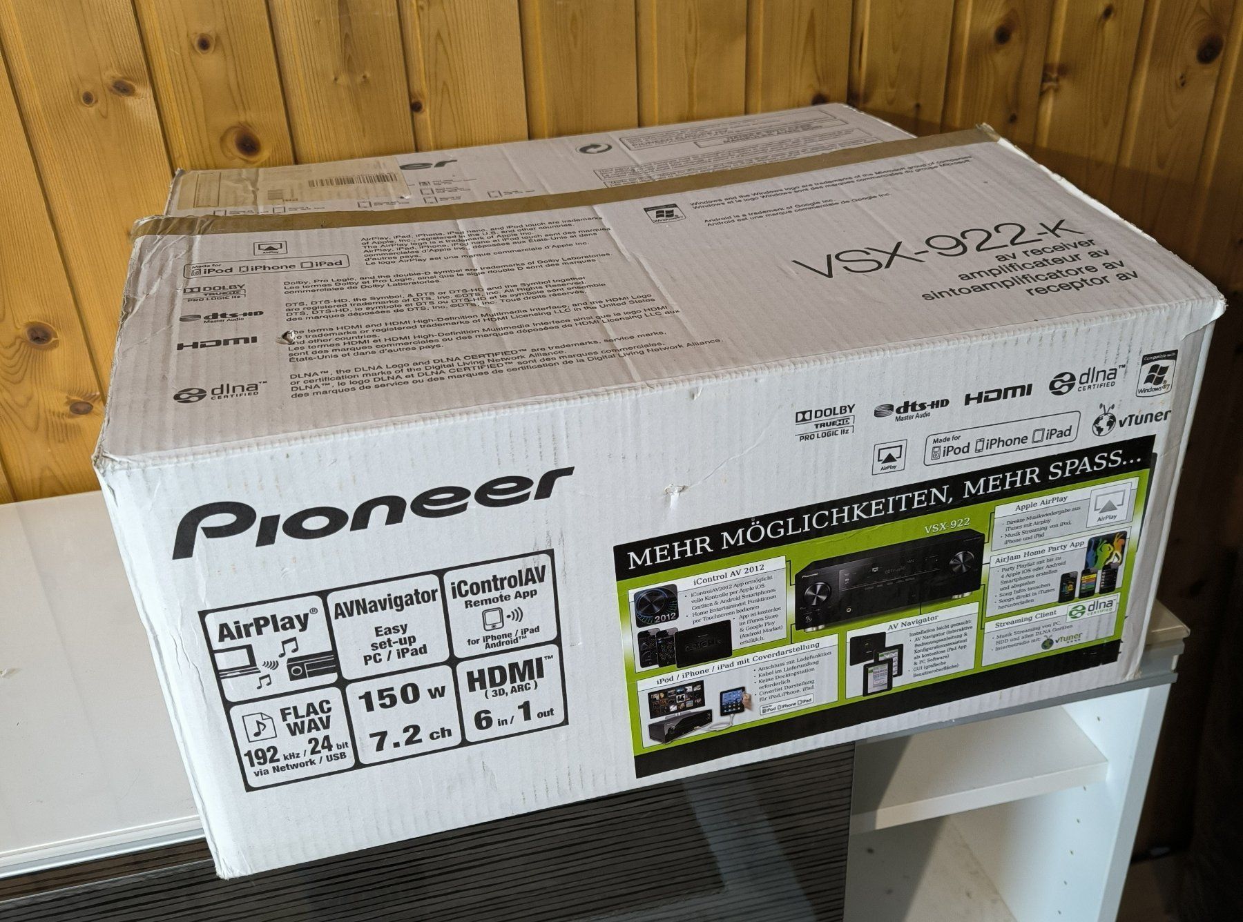 Pioneer Ricevitori: Pioneer 7.1 Receiver VSX-922-K – Usato da Trüllikon venduto da Betsm 4