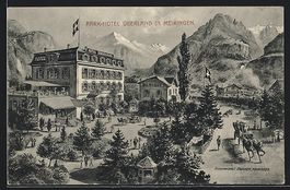 Meiringen, Ansicht vom Park-Hotel Oberla