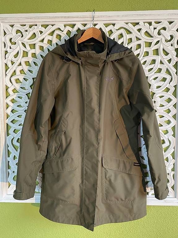 Giacche: Jack Wolfskin Regen-Parka oliv Gr. M – Usato da Binz venduto da chr_5ljt