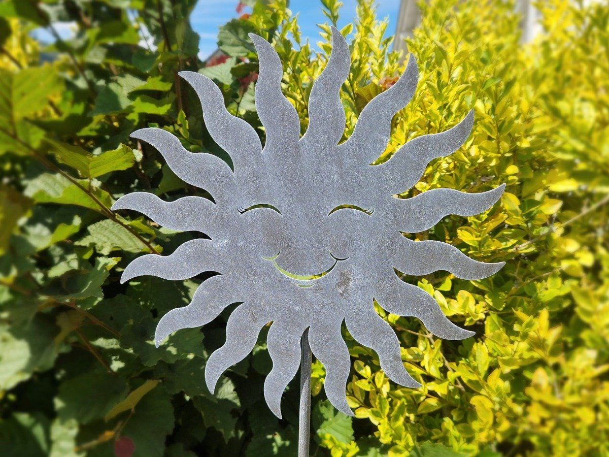 Tutte le decorazioni: Sonne Gartenstecker Metall 110cm – Nuovo e nell'imballaggio originale da Matzendorf venduto da Gartendeko-Shop