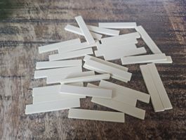 lego 6636 lot de 30 pièces Tan Tile 1 x 6