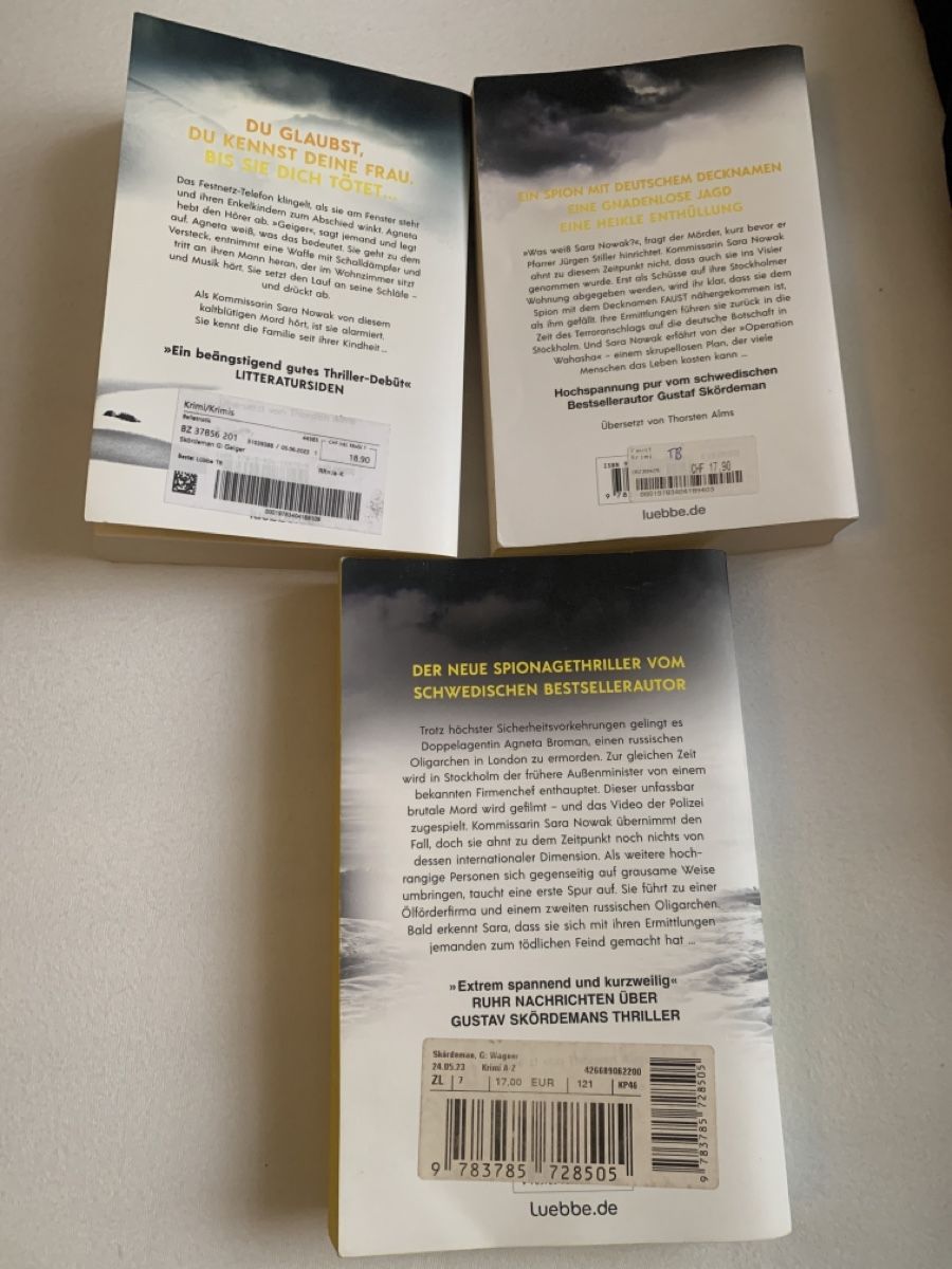 Bücher: Krimireihe, Gustaf Skördemann – Gebraucht aus Zürich von baby0022 1