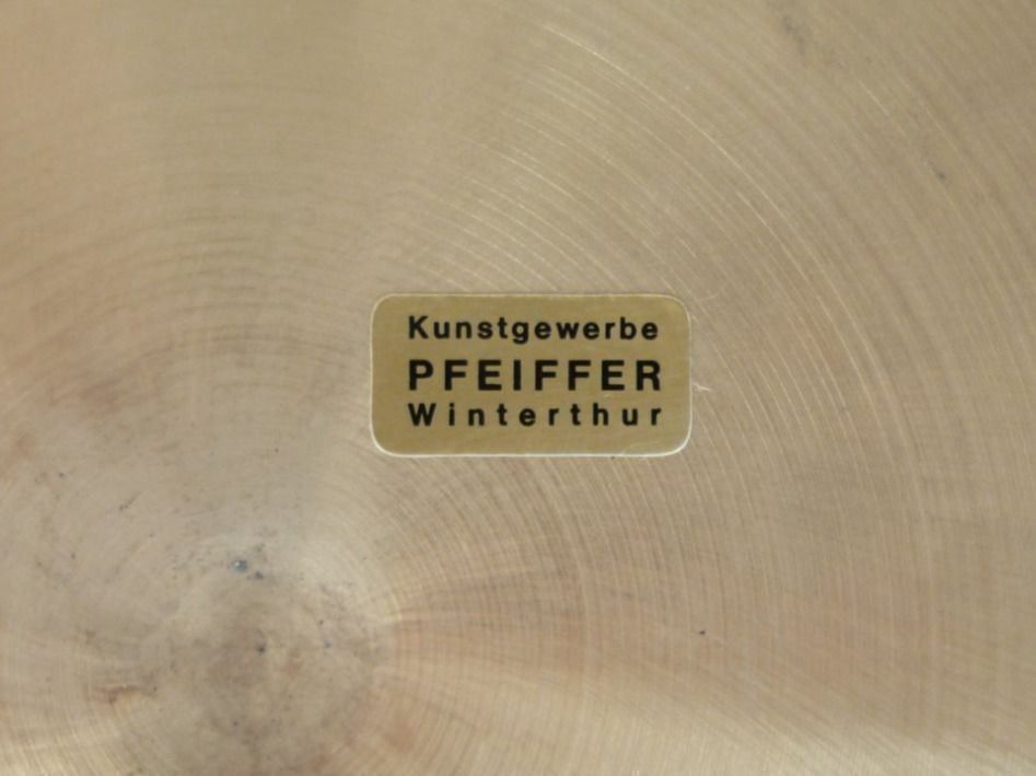 Teller: Messingteller "Kunstgewerbe Pfeiffer" – Gebraucht aus Rafz von Sonnenblume305 2