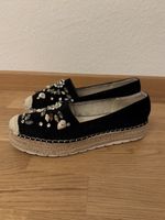 Espadrilles, schwarz, Grösse 40