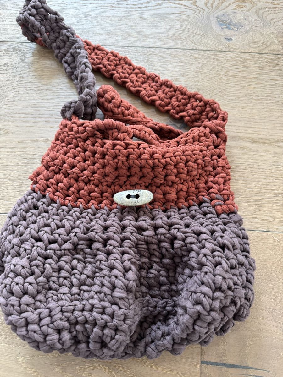 Borse da donna: Häkeltasche braun/ rost-Unikat – Nuovo (secondo la descrizione) da Oberuzwil venduto da gab_fd8j 2