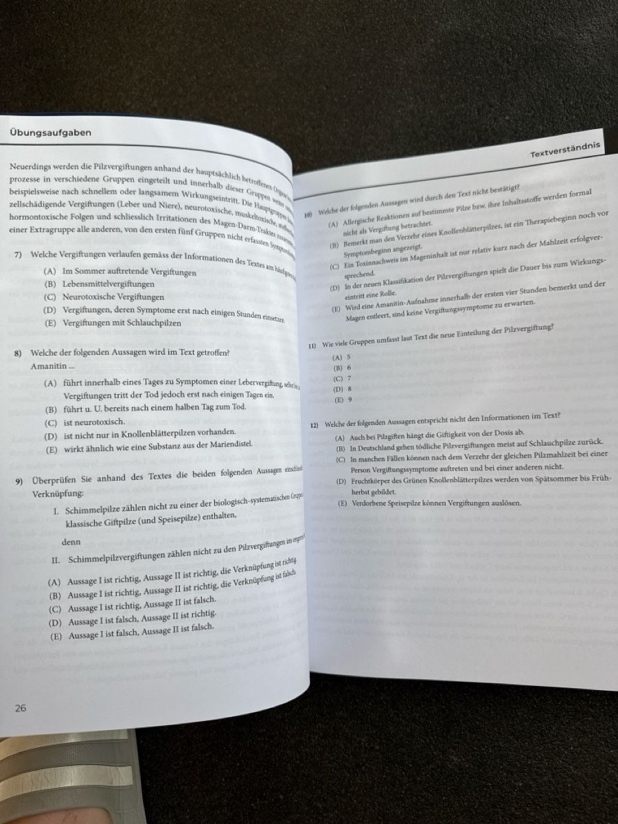 Libri: EMS Buch 2026 Textverständnis – Nuovo e nell'imballaggio originale da Zeihen venduto da Levims 1