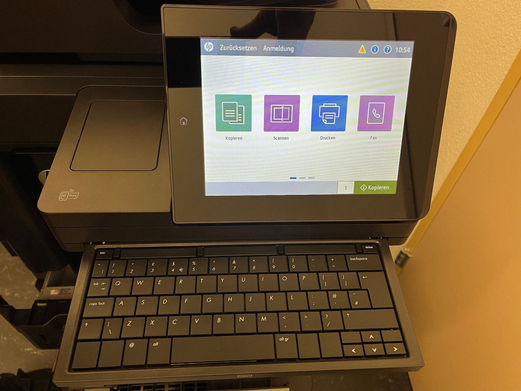 Hewlett Packard Drucker: HP LaserJet Enterprise Flow M630z Top A4 Multifunktionsgerät – Gebraucht aus Glattbrugg von copytron 4