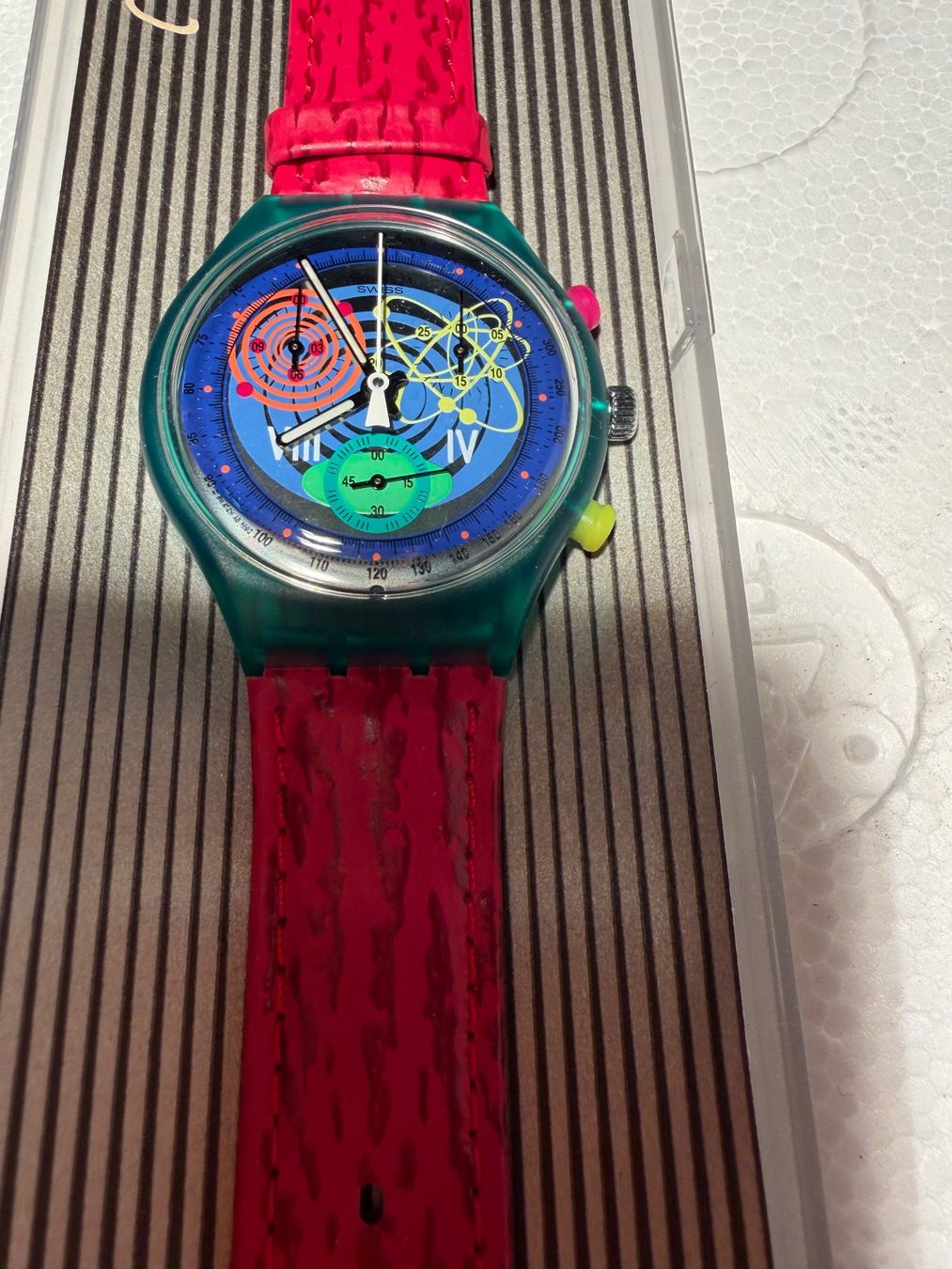 Swatch Smartwatch: Montre Swatch Chrono quartz – Usato da Lausanne venduto da artnouveau04 7