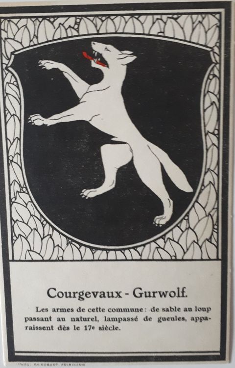 Armoiries Courgevaux Gurwolf Kaufen auf Ricardo