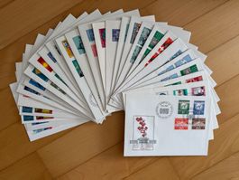 Briefmarken Ersttagsbriefe Sammlung, Top Zustand!
