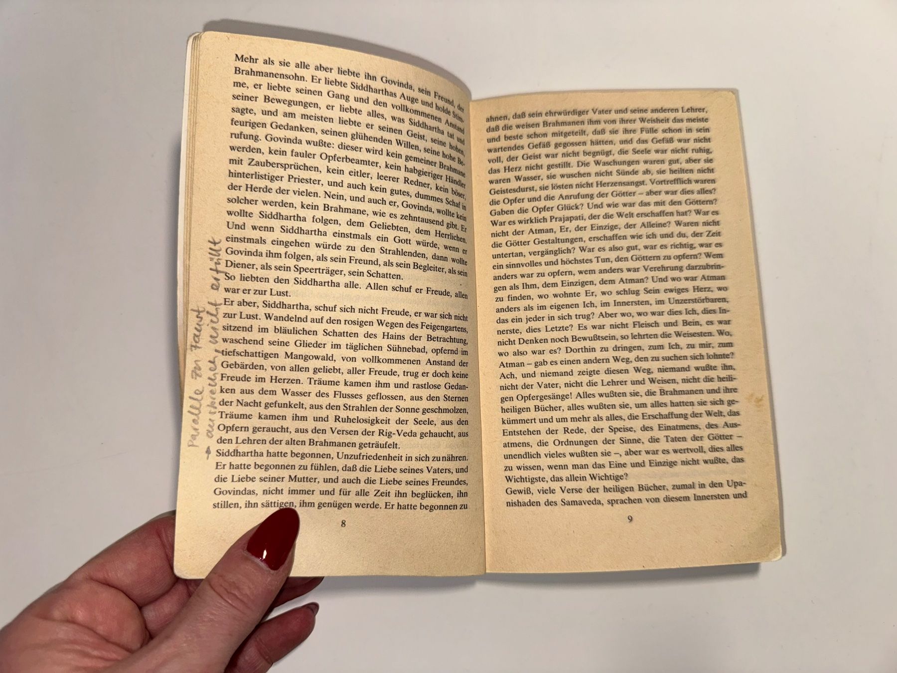 Libri: BUCH: Hermann Hesse, Siddhartha – Usato da Grosswangen venduto da Second_hand_paradise 5