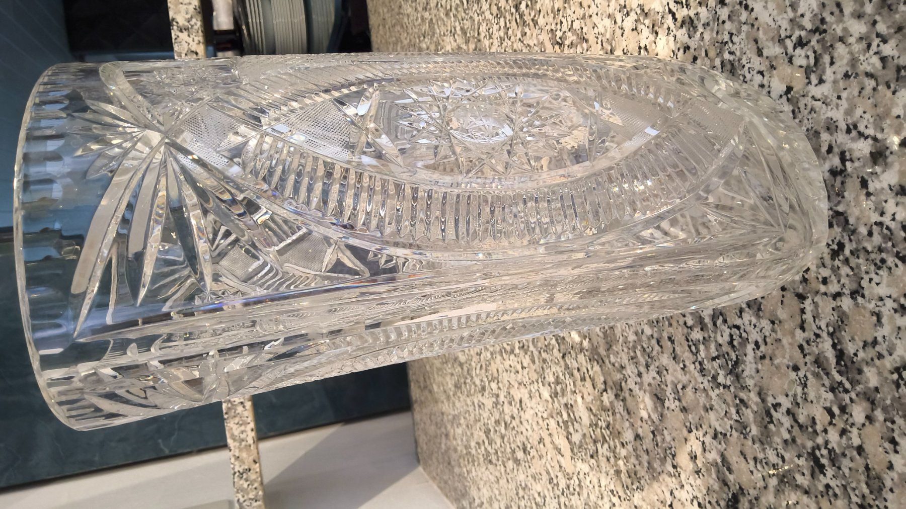 Vasi & Recipienti: Grosse Handgemachte echte Bleikristallvase – Usato da Steckborn venduto da JoBox 3