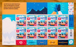 SUISSE neuf** 2026 Bloc jeux olymiques hiver Milano-Cortina