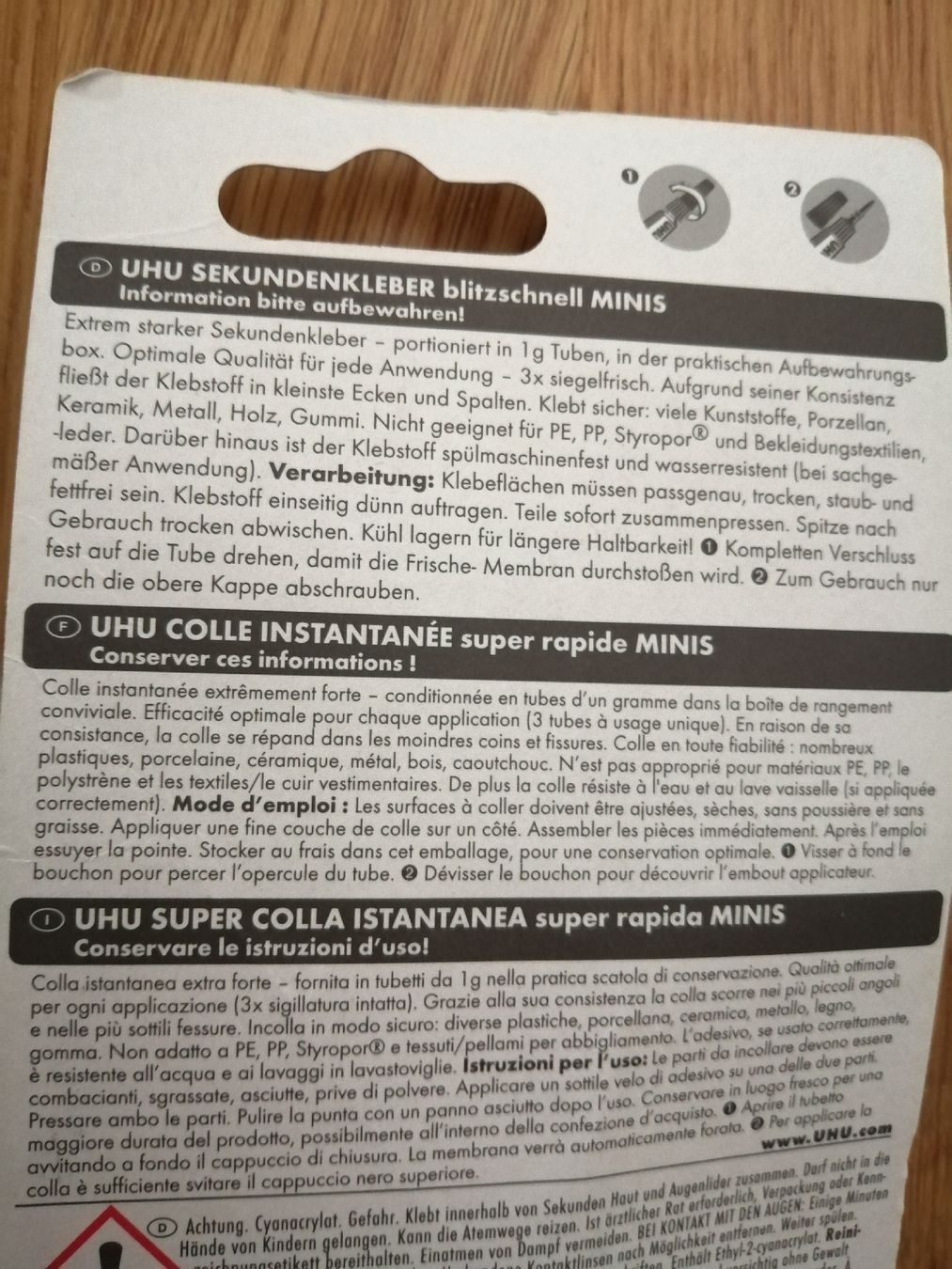 Tutti gli attrezzi: 1 Tübchen UHU Sekundenkleber – Usato da Windisch venduto da mer_6cjk 3