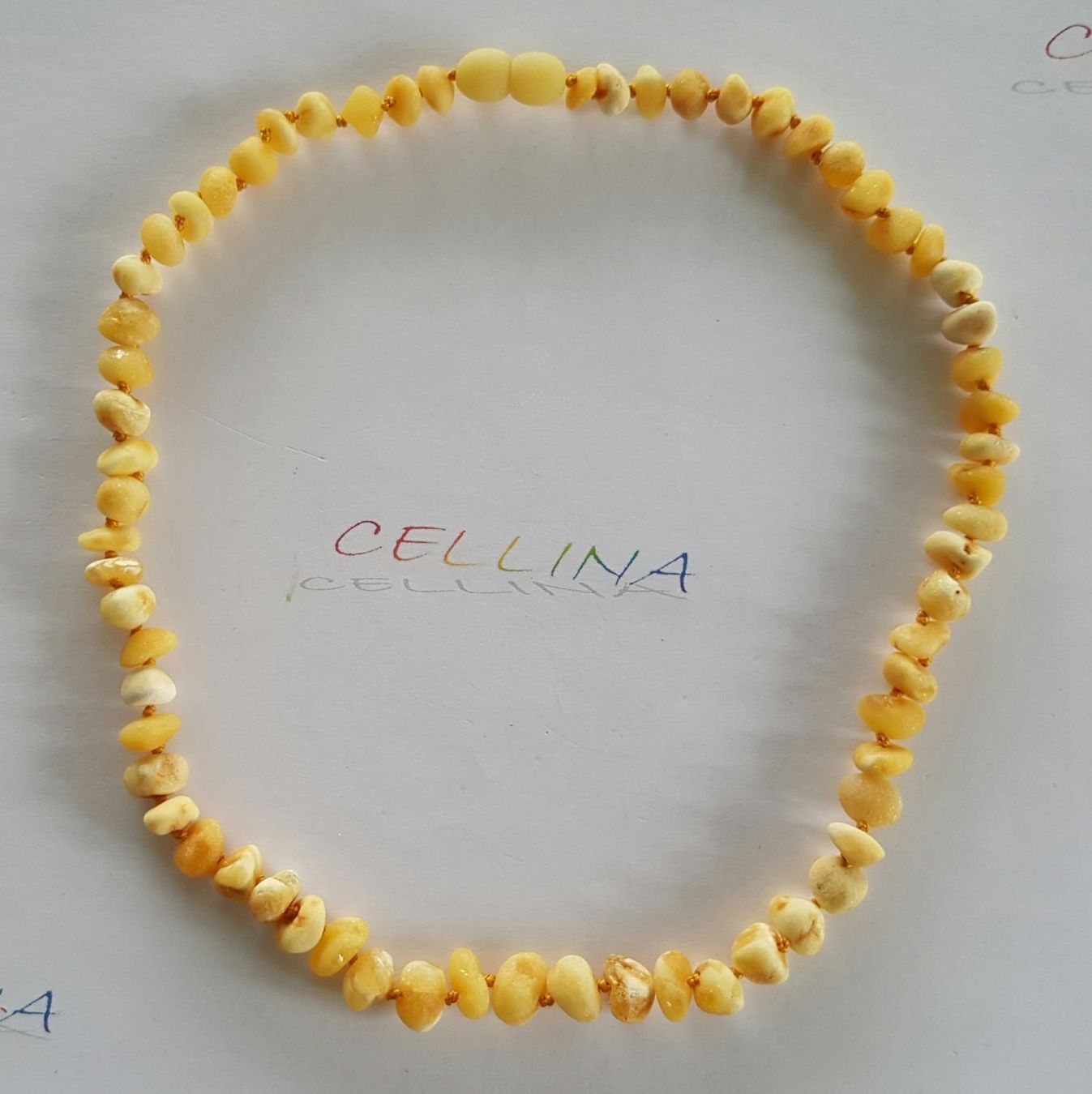 Catenine: Baltische Bernstein Halskette 13 – Nuovo e nell'imballaggio originale da Luzern venduto da Cellina1 1