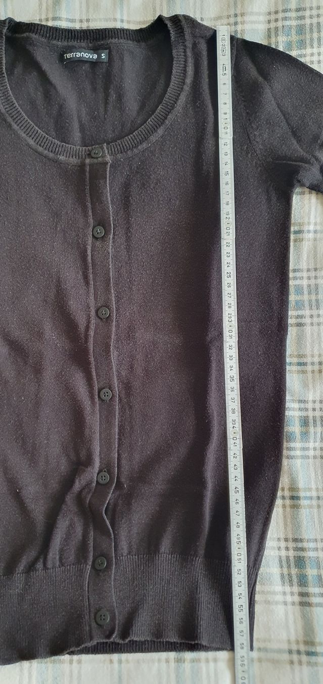 Giacche: Schwarze Strickjacke von Terranova - Gr. S – Usato da Bern venduto da fede736 1