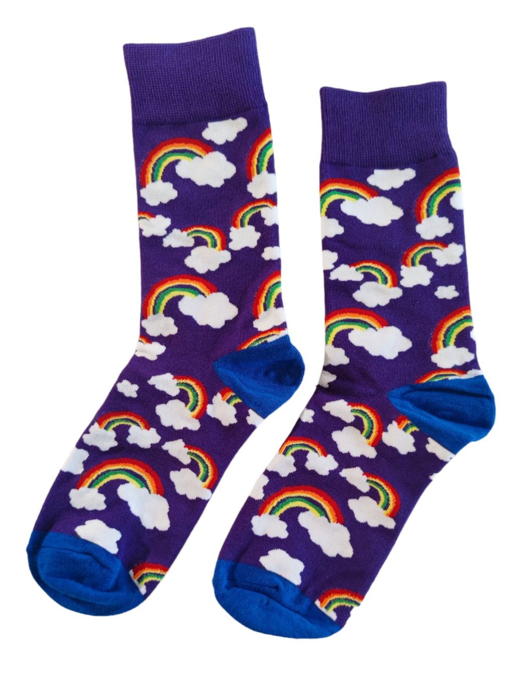 Calze: Socken Regenbogen / Pride / Rainbow / Wolken / Clouds – Nuovo e nell'imballaggio originale da Zürich venduto da amysmith 1
