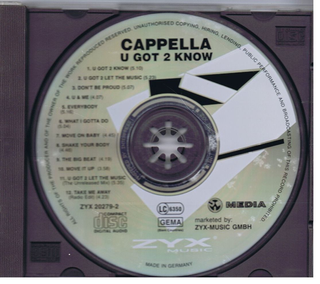 CDs: Cappella – U Got 2 Know – Gebraucht aus Unterengstringen von Lastchance 2