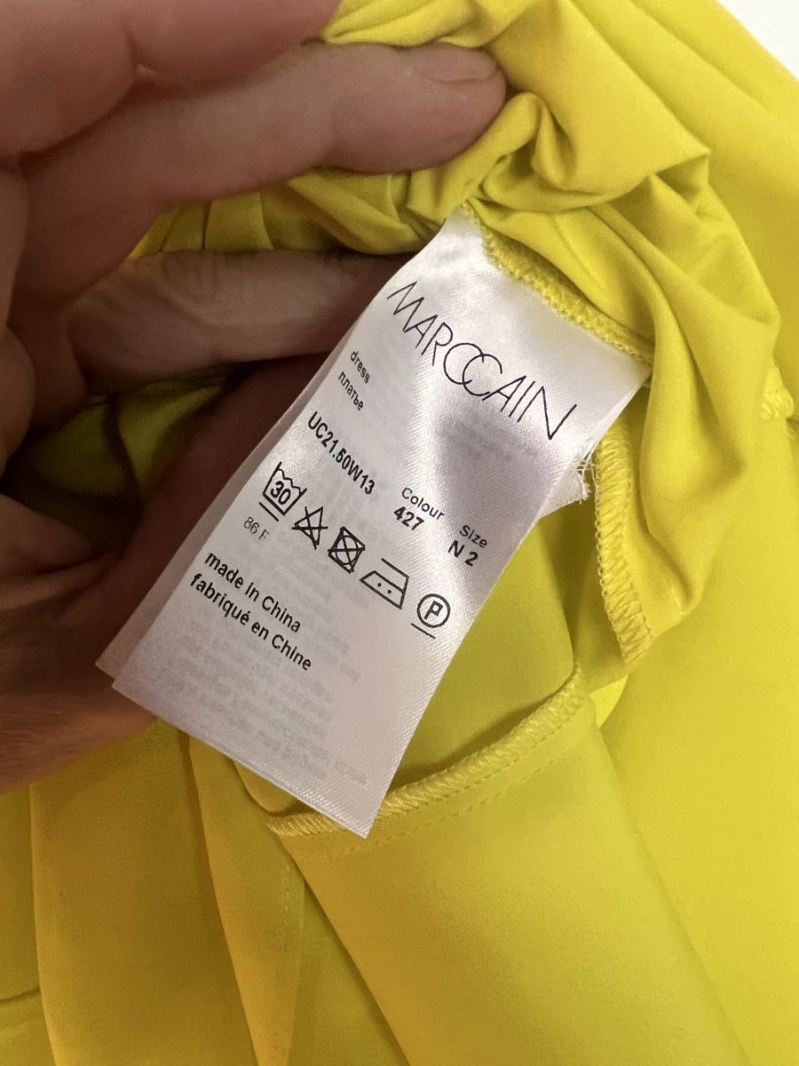 Marc Cain Vestiti: Kleid Marc Cain, Gr. 36, gelb – Usato da Solothurn venduto da Brini06 4
