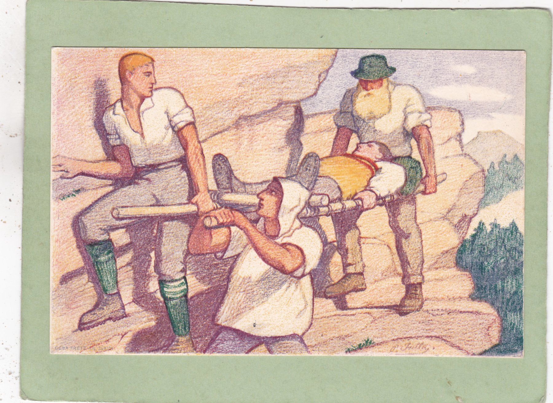 Cartoline postali: Bundesfeier (1921) Caritas – Usato da Herisau venduto da Lisegrat2008