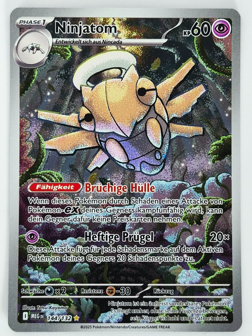 Pokémon Carte collezionabili: Ninjatom / Shedinja / Mega Entwicklung / MEG – Nuovo (secondo la descrizione) da Arni AG venduto da PokemonCardsStore