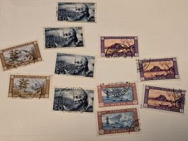 Helvetia Pro Juventute Briefmarkensammlung 1929