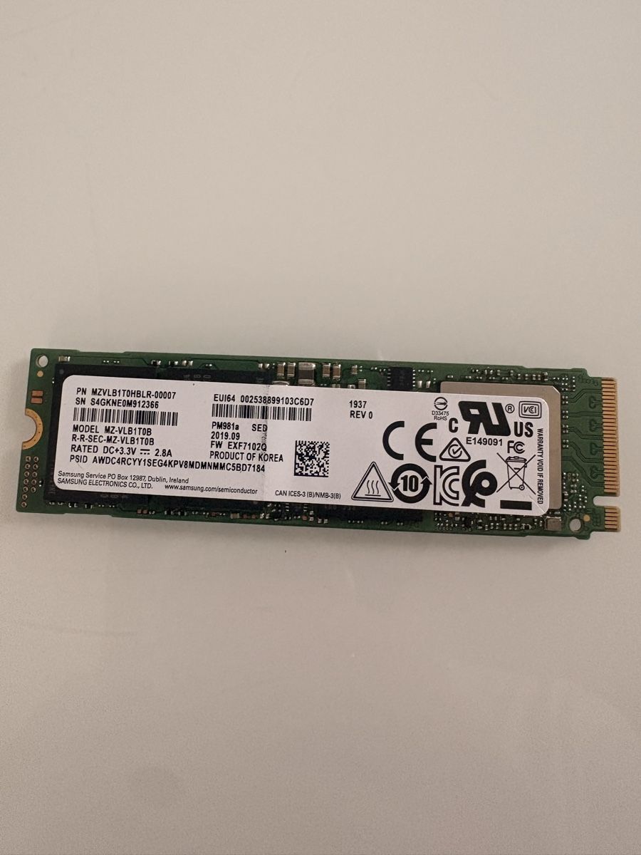 Samsung Dischi rigidi: Samsung M.2 2280 NVMe 1tb – Usato da Dompierre FR venduto da PRiT_Madara