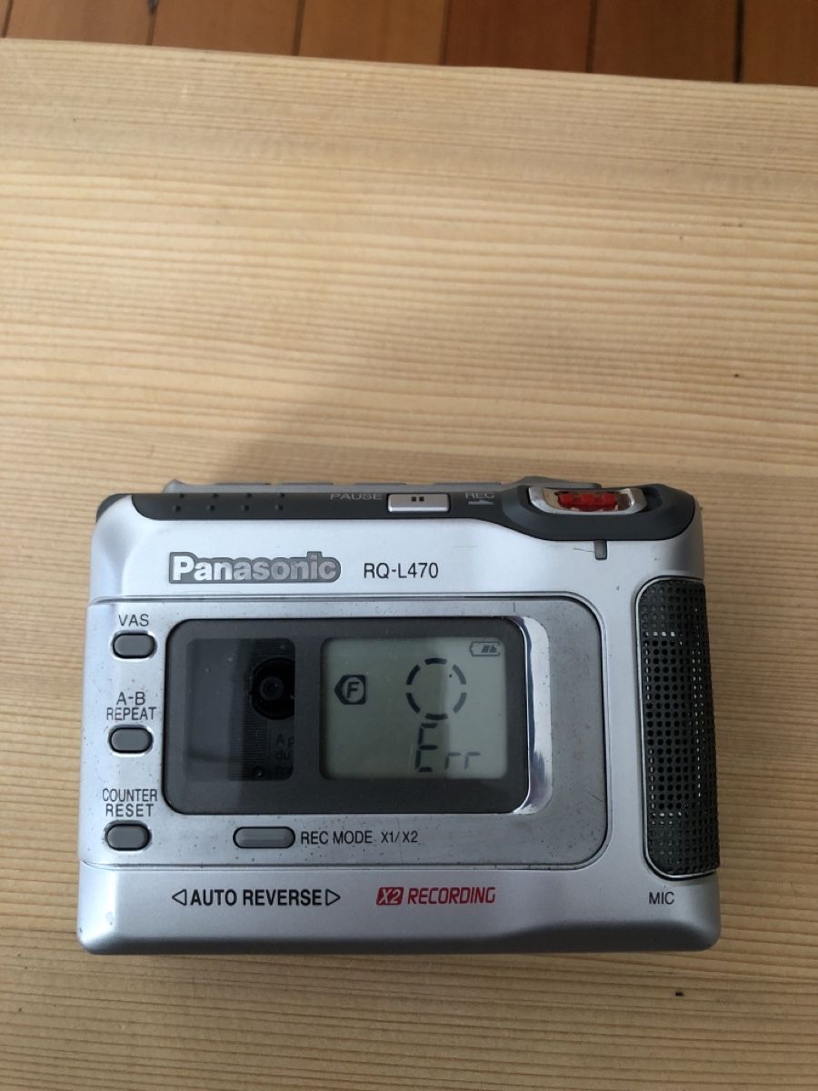 Registratori: Panasonic RQ-L470 Kassettenrecorder – Difettoso da Bremgarten b. Bern venduto da eblake 3
