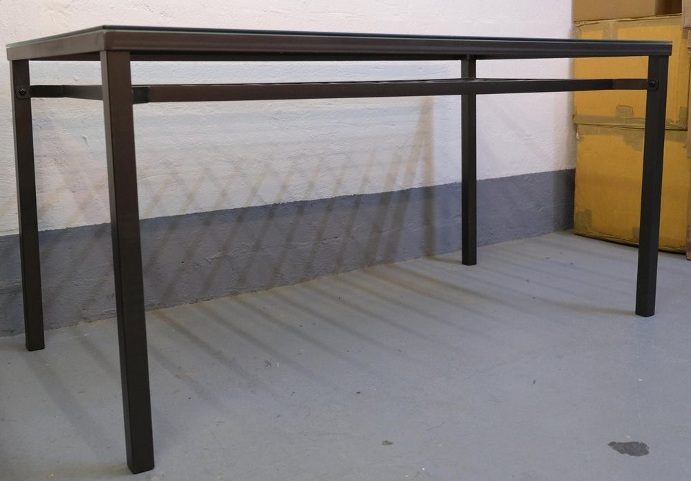 Metalltisch mit Glasplatte Glastisch Esstisch Ikea Granas Acheter sur