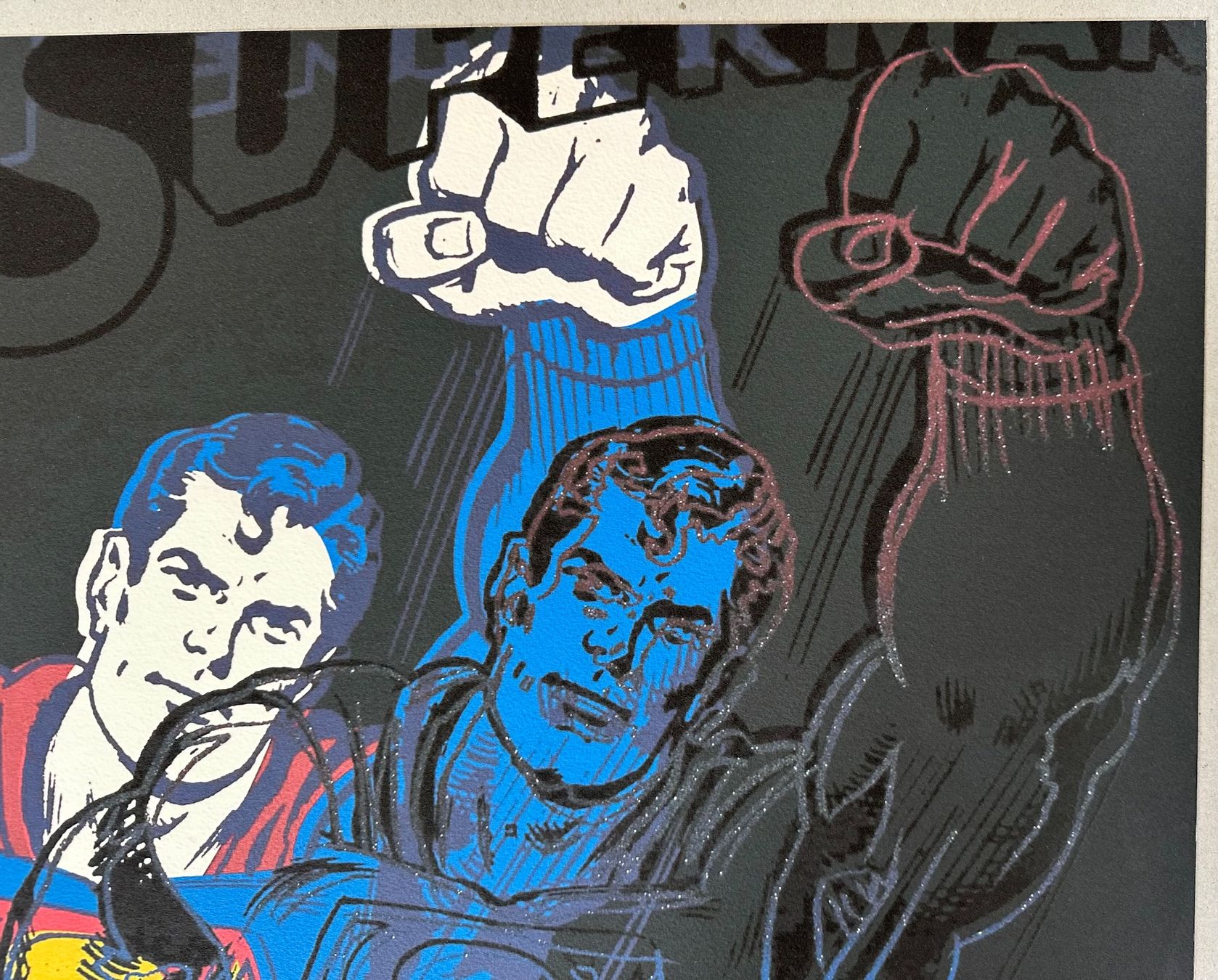 Foto & Immagini: Andy Warhol: Superman, POP Art 303/2400 – Nuovo (secondo la descrizione) da Meilen venduto da Smgdesign 4